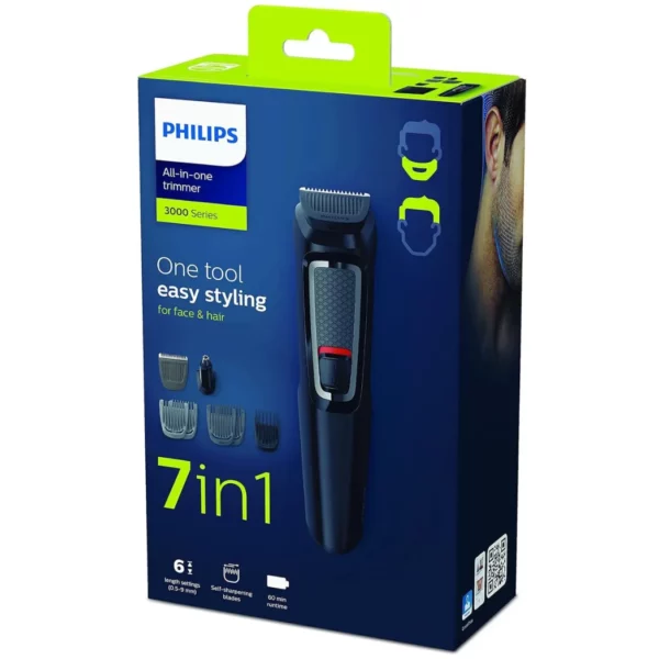 Philips 3000 Series All-In-One Trimmer 7-In-1 Easy Face And Hair Styling