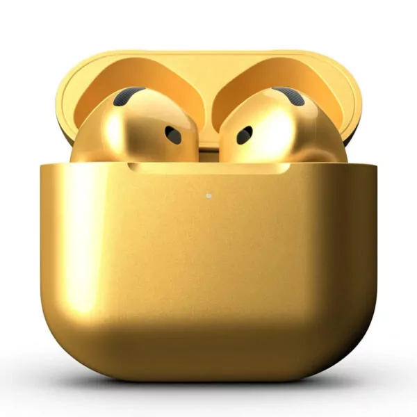 أبل Airpods 4 ANC ذهبي لامع كامل