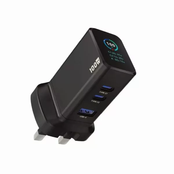 Powerology GaNex 100W Multi-Port Adapter Powerology GaNex 100W Multi-Port Adapter